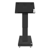 Height adjustable lectern Leggio - black