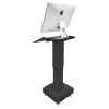 Height adjustable workstation Assistenza - black