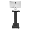 Height adjustable workstation Assistenza - black