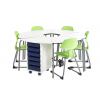 t41 60° folding student table