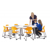 t41 180° folding student table