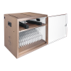 BRVD12 Charging cabinet for 12 mobile devices up to 17 inches - bronze - power strip