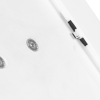 Soporte de pared plano Domo Slide para tablet con función de carga para iPad Air de 11 pulgadas 2024 - blanco