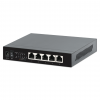  5-portars 2,5G Ethernet PoE+-switch - 55W PoE, skrivbords- och väggmonterad