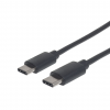 Höghastighets USB-C till USB-C-kabel - 480 Mbps - 60W - 3 meter - svart