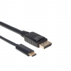 USB-C naar DisplayPort adapterkabel - 1 meter - zwart