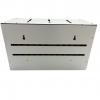 Lockable wall cabinet WBTOK24W for 24 smartphones - white