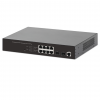 Switch PoE+ a 8 porte Gigabit Ethernet gestito via Web con 2 porte SFP - 140 W PoE, montaggio a rack