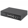 8-Poorts Gigabit Ethernet PoE+ Switch met 2 Uplink-poorten - 120W PoE, Desktop