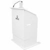 EQUAL wheelchair-accessible lectern - white