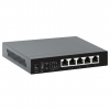  5-portars 2,5G Ethernet PoE+-switch - 55W PoE, skrivbords- och väggmonterad