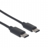 Höghastighets USB-C till USB-C-kabel - 480 Mbps - 60W - 3 meter - svart