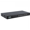 24 portars Gigabit Ethernet PoE+-switch med LCD - 370W PoE, rackmonterad