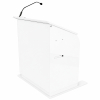EQUAL wheelchair-accessible lectern - white