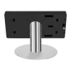 Supporto da tavolo Fino per Samsung Galaxy Tab E 9.6 - nero/acciaio inossidabile 