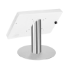 Tablet desk stand Fino for Samsung Galaxy Tab E 9.6 - white/ stainless steel 