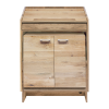 Height-adjustable wooden lectern Continental - oak-coloured 