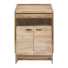 Height-adjustable wooden lectern Continental - oak-coloured 