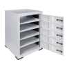 Tafelmodel laadlocker BR5DESK voor 5 apparaten - combinatieslot