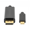 Cavo adattatore da USB-C a DisplayPort - 2 metri - nero