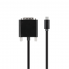 Adapterkabel USB-C till DVI - 2 meter - svart