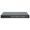 24-Port Gigabit Ethernet Web-Managed PoE+ Switch with 4 Combo Ports - 370W PoE, Rackmount