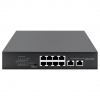 8-Poorts Gigabit Ethernet PoE+ Switch met 2 Uplink-poorten - 120W PoE, Desktop