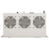 3-fläkts ventilationsaggregat 1U för 19-tumsrack - grå