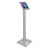 Tablet floor stand Securo M for 9-11 inch tablets - stainless steel