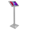 Securo XL tablet floor stand for 13-16 inch tablets - stainless steel