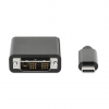 Adapterkabel USB-C till DVI - 2 meter - svart