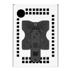 Supporto da parete flessibile per tablet 265 mm Securo S per tablet da 7-8 pollici - bianco
