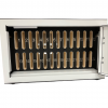 Lockable wall cabinet WBTOK24W for 24 smartphones - white