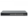 24-Port Gigabit Ethernet Web-Managed PoE+ Switch with 4 Combo Ports - 370W PoE, Rackmount