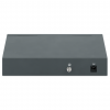 5-Poorts PoE++ Switch met Gigabit Ethernet en Uplink-functionaliteit - desktop/muur montage
