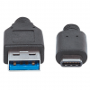 Kabel SuperSpeed+ USB-A do USB-C - 10 Gb/s - 1 metr - czarny