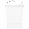 EQUAL wheelchair-accessible lectern - white
