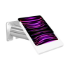 Domo Slide tafelhouder met laadfunctionaliteit voor iPad Air 11 inch 2024 - wit/RVS