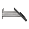 Domo Slide wandhouder met laadfunctionaliteit voor iPad Air 11 inch 2024 - zwart/RVS
