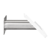 Domo Slide wandhouder met laadfunctionaliteit voor iPad Air 11 inch 2024 - wit/RVS