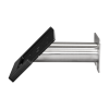 Domo Slide wandhouder met laadfunctionaliteit voor iPad Air 11 inch 2024 - zwart/RVS