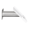 Domo Slide wandhouder met laadfunctionaliteit voor iPad Air 11 inch 2024 - wit/RVS