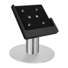 Domo Slide desk stand with charging functionality for iPad Air 11 inch 2024 - black/ stainless steel