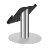 Domo Slide desk stand with charging functionality for iPad Air 11 inch 2024 - black/ stainless steel
