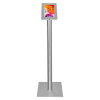 Tablet floor stand Securo S for 7-8 inch tablets - stainless steel