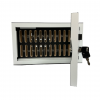 Lockable wall cabinet WBTOK24W for 24 smartphones - white