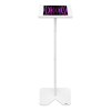 iPad vloerstandaard Fino Curved LED voor iPad Air 13 inch 2025 – wit