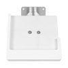Domo Slide wandhouder met laadfunctionaliteit voor iPad Air 11 inch 2024 - wit/RVS