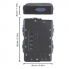 Switch KVM compatto a 4 porte con funzionalità audio e microfono