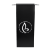 Plastic/wood lectern Athena - black